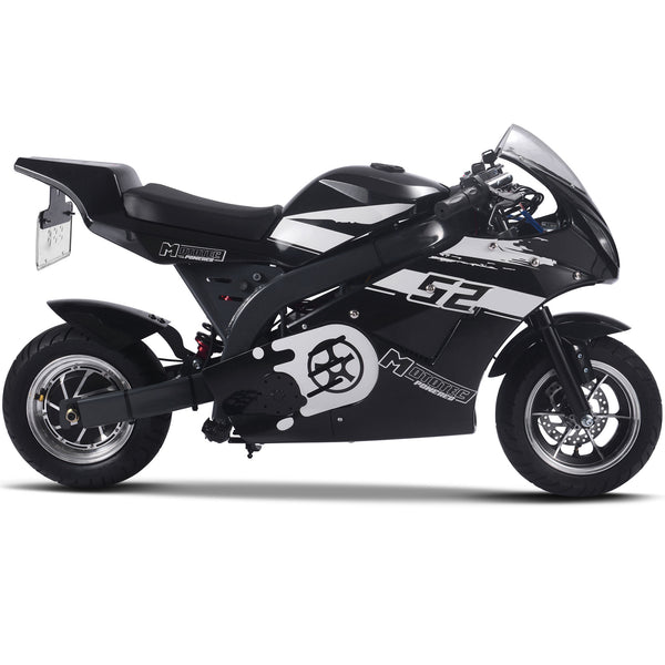 MotoTec 1000W 48V SuperBike Electric Mini Pocket Bike