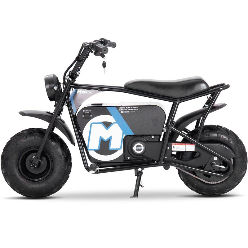 Mototec 1000W 48V Electric Powered Mini Bike