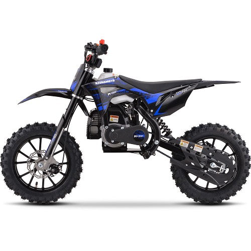 Mini Bike Mototec Thunder Blue Left