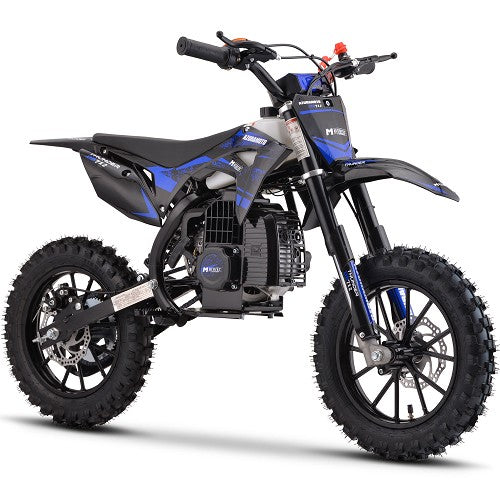 Mini Bike Mototec Thunder Blue Right Front