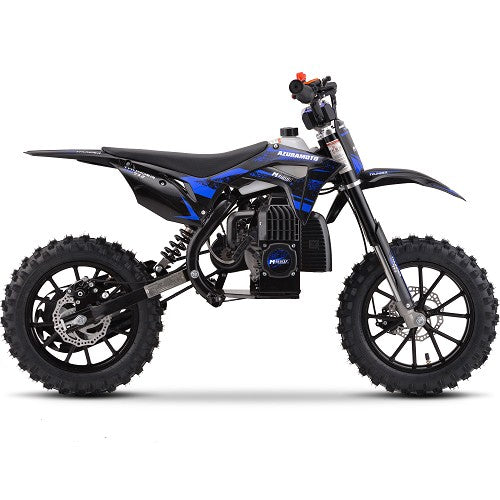 Mini Bike Mototec Thunder Blue Right