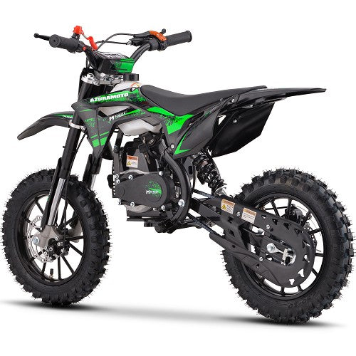 Mini Bike Mototec Thunder Green Left Rear