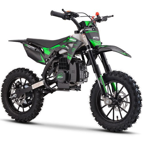 Mini Bike Mototec Thunder Green Right Front