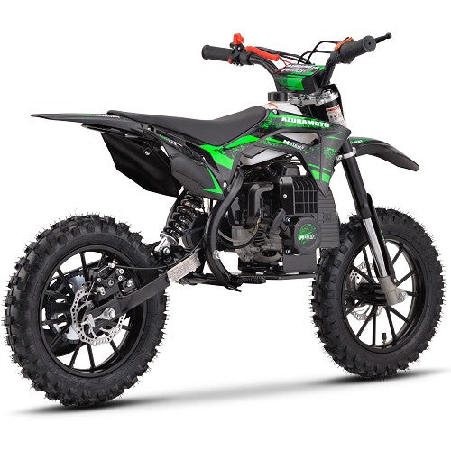 Mini Bike Mototec Thunder Green Right Rear