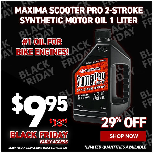 Maxima Scooter Pro 2-Stroke Synthetic Motor Oil 1 Liter