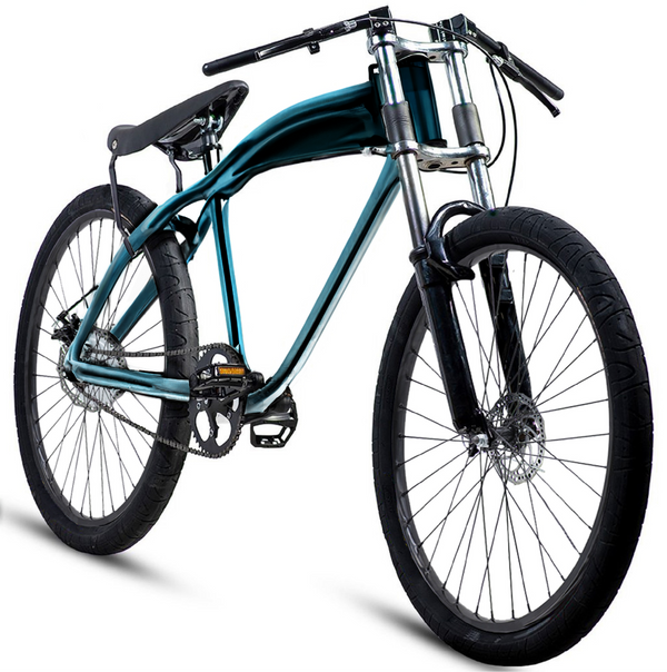 OPEN BOX - BBR Tuning F-ZERO Motor-Ready Motorized Bicycle - Midnight Blue