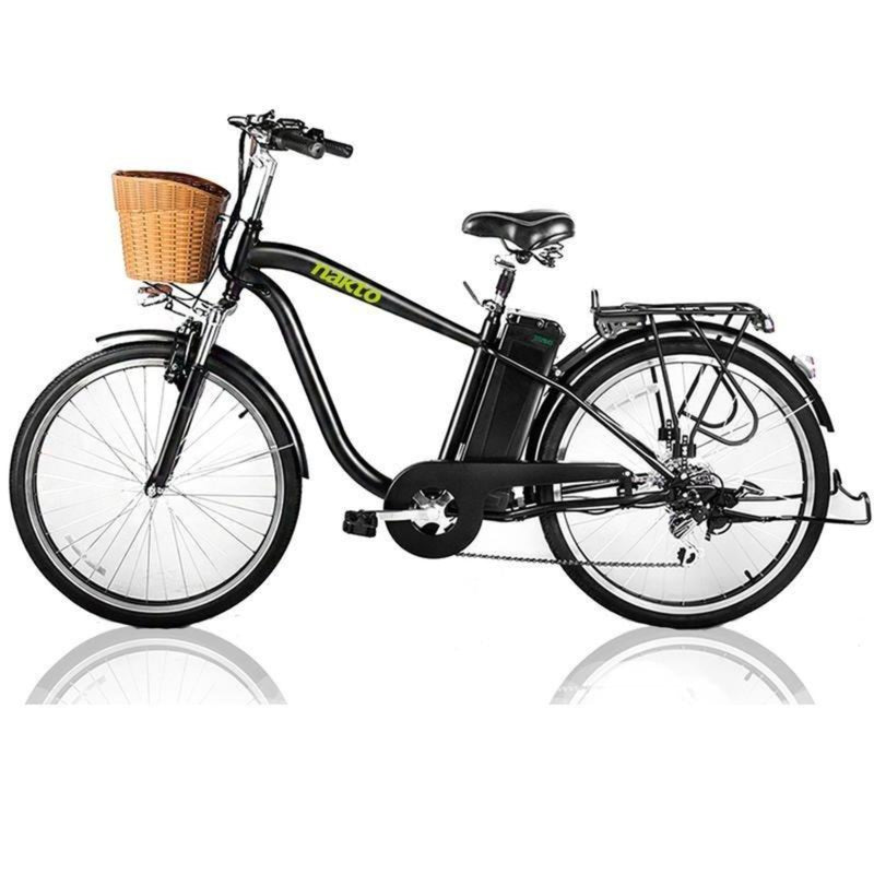 Nakto 250W Camel City Men's black bicycle side