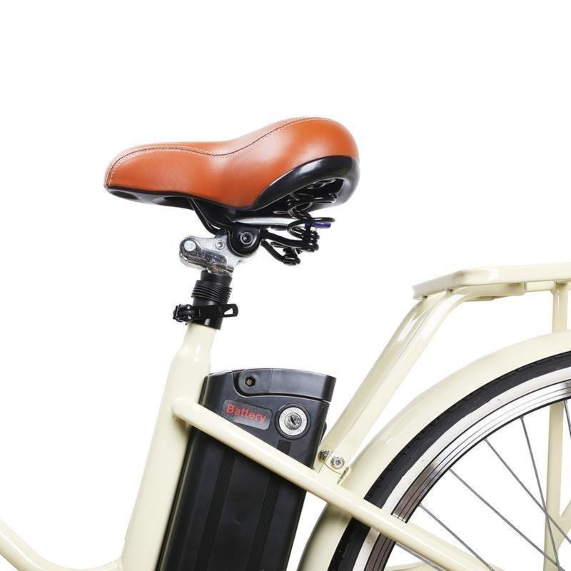 Nakto 250W Classic City white bicycle seat