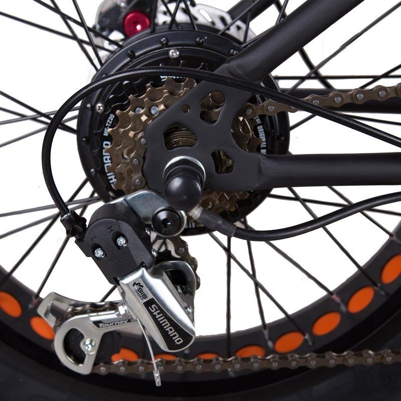 Nakto 300W Mini Cruiser Fat Tire rear derailer