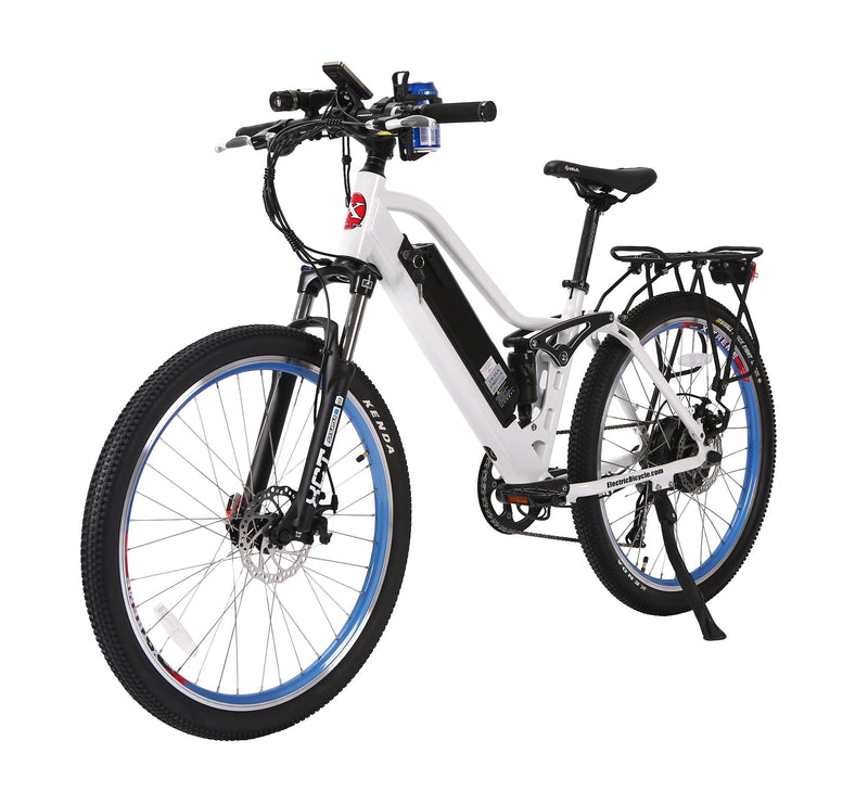 X-Treme 500W Sedona Step-Through Frame Mountain white bicycle front