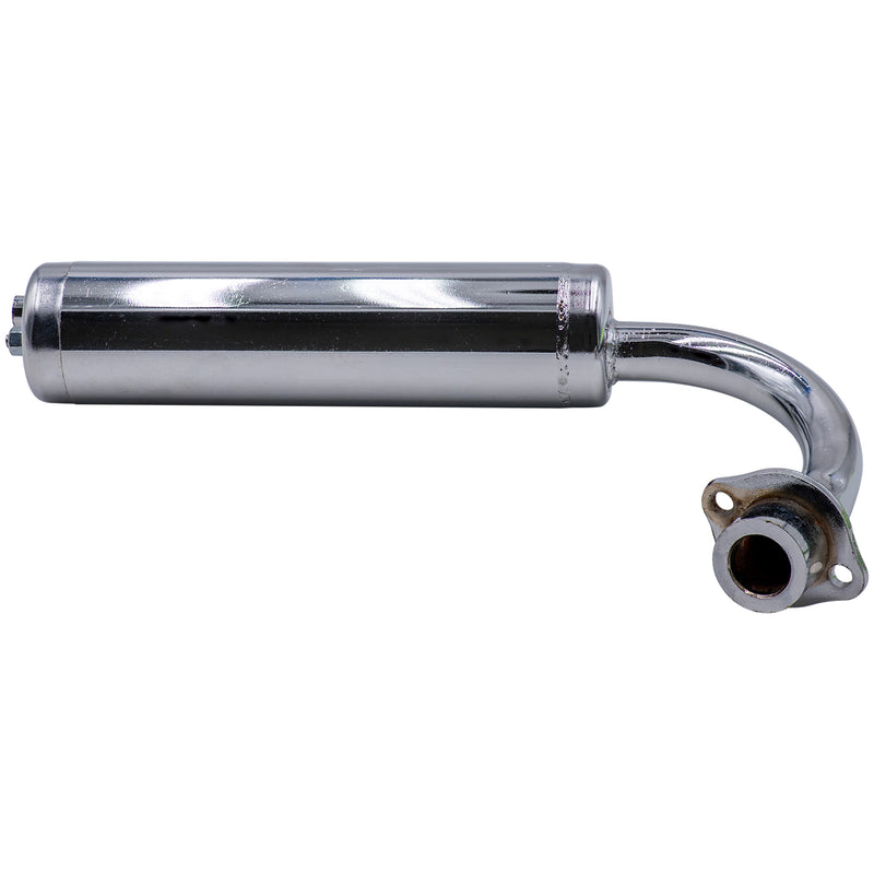 100cc Chrome Muffler - Profile