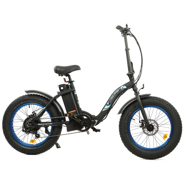 Ecotric 500W Dolphin Folding Fat Tire Electric Bike