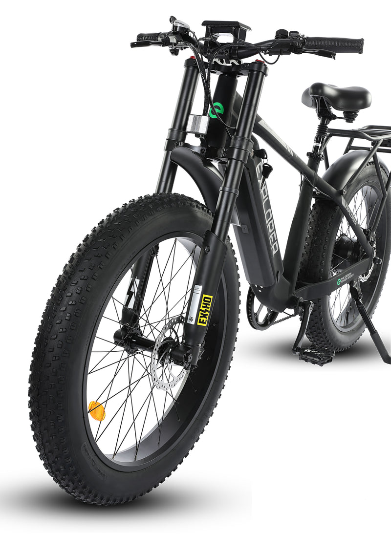 Ecotric 750W 48V 26" Explorer Fat Tire Electric Bike