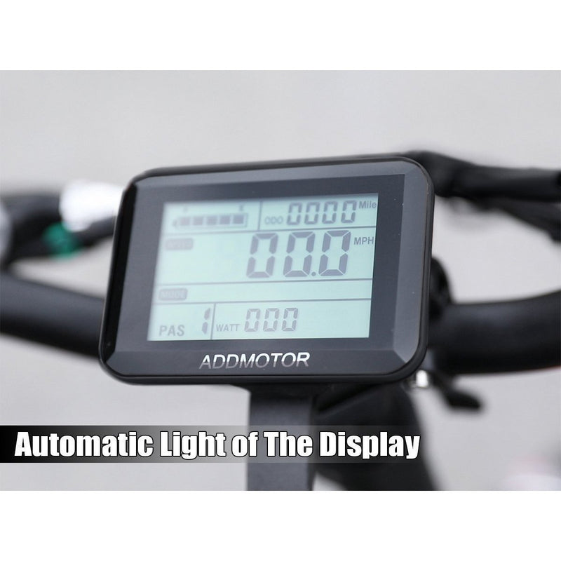 AddMotor 500W Motan M-150 Folding Fat Tire display