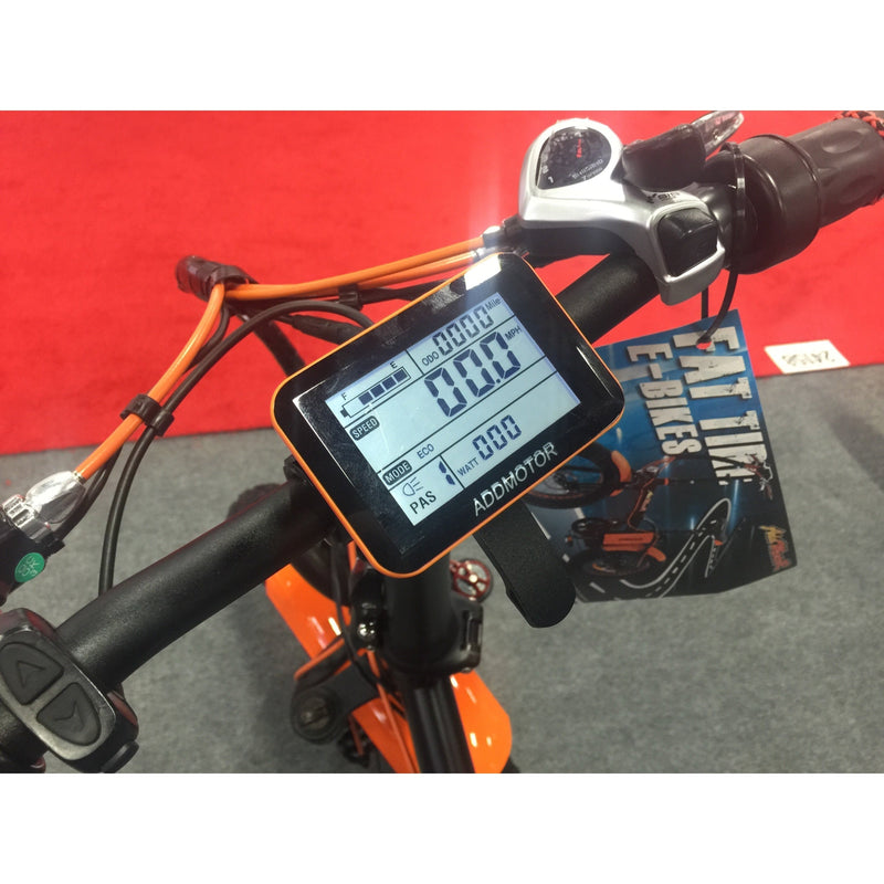 AddMotor 500W Motan M-150 Folding Fat Tire display close up