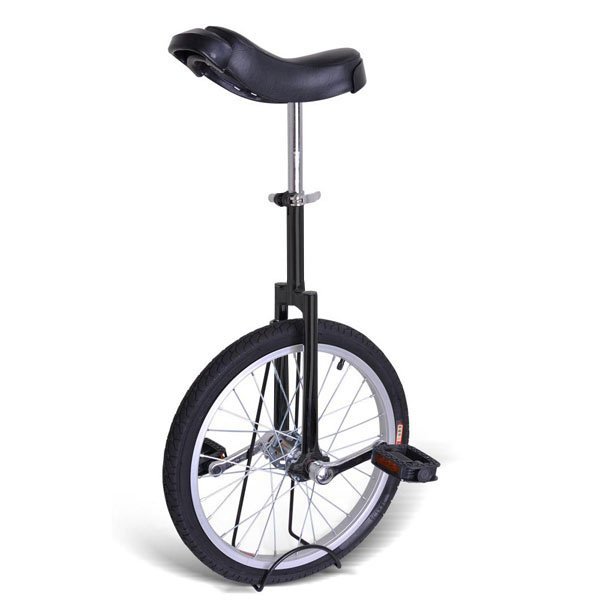 Gorilla 18 Inch Wheel Unicycle - black side