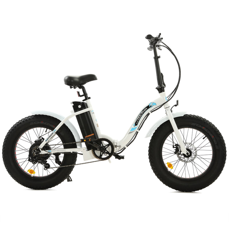 Ecotric 500W Dolphin Folding Fat Tire Electric Bike