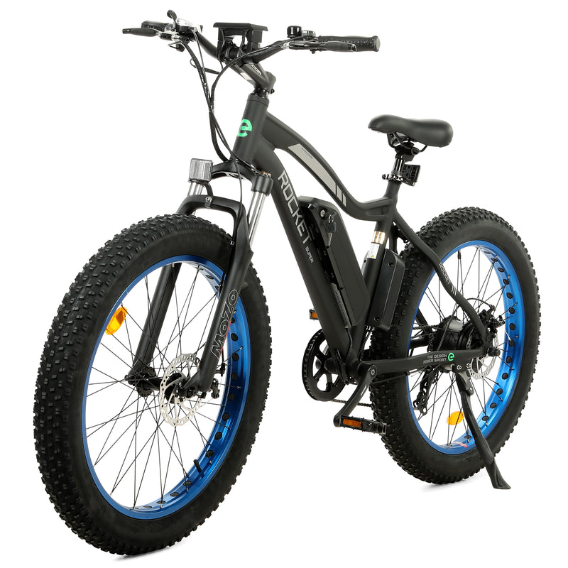 Ecotric 500W Rocket Fat Tire Beach Snow Electric Bike