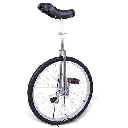 Gorilla 24 Inch Wheel Unicycle - chrome side