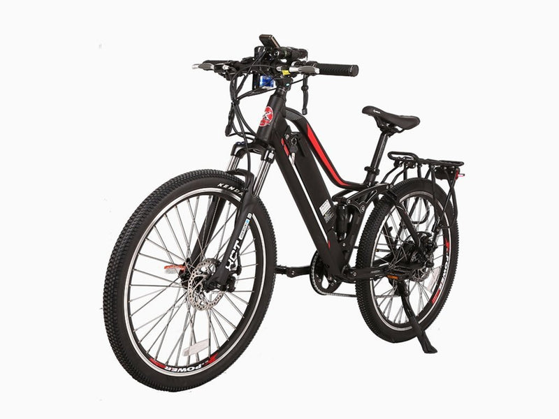 X-Treme 500W Sedona Step-Through Frame Mountain black bicycle front