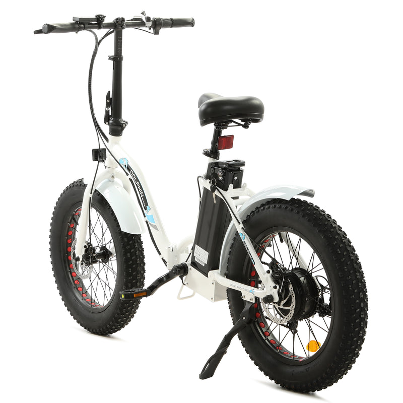 Ecotric 500W Dolphin Folding Fat Tire Electric Bike