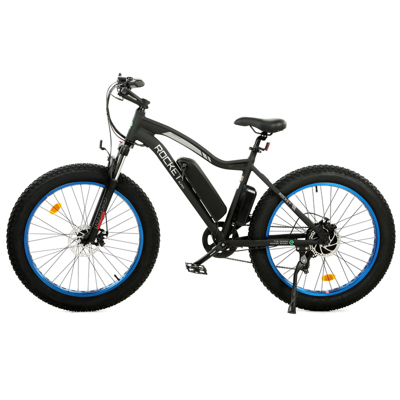 Ecotric 500W Rocket Fat Tire Beach Snow Electric Bike