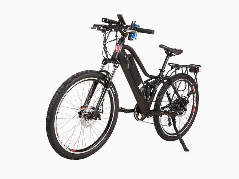 X-Treme 500W Sedona Step-Through Frame Mountain black bicycle front