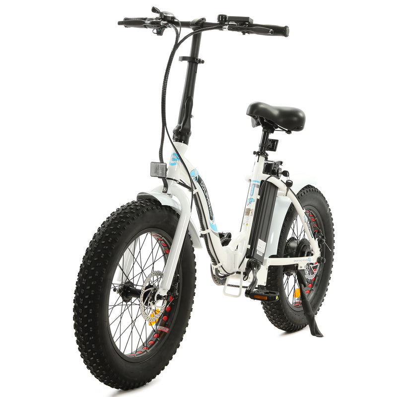 Ecotric 500W Dolphin Folding Fat Tire Electric Bike