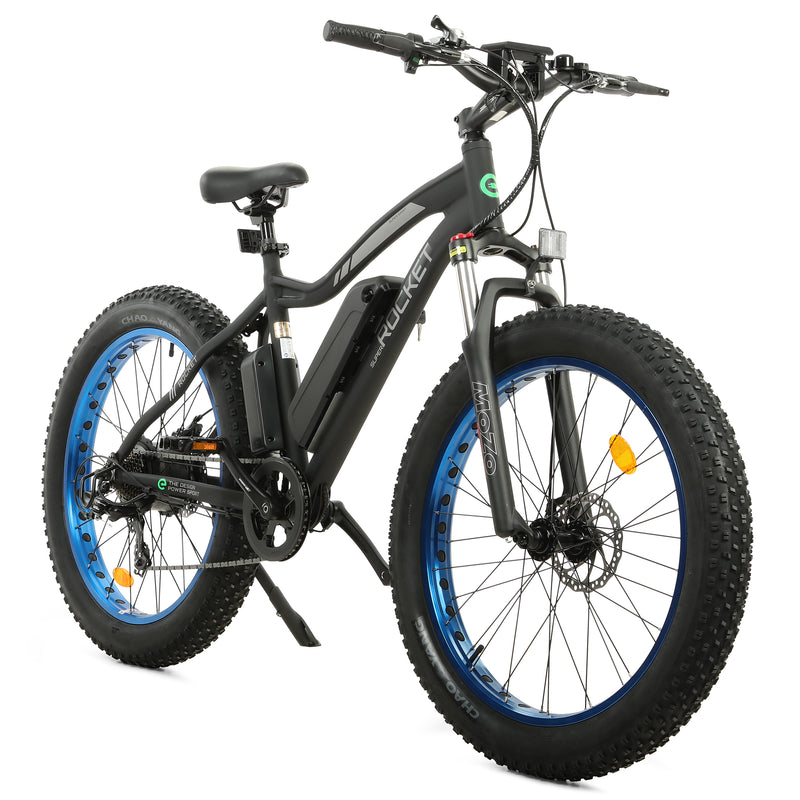 Ecotric 500W Rocket Fat Tire Beach Snow Electric Bike