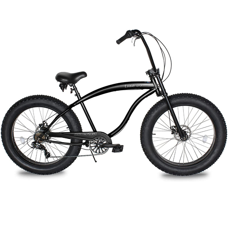 Beach Cruiser Micargi Luxe GT 7sp MatteBlack Side