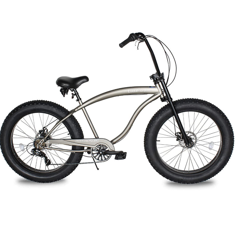 Beach Cruiser Micargi Luxe GT 7sp MatteGrey Side