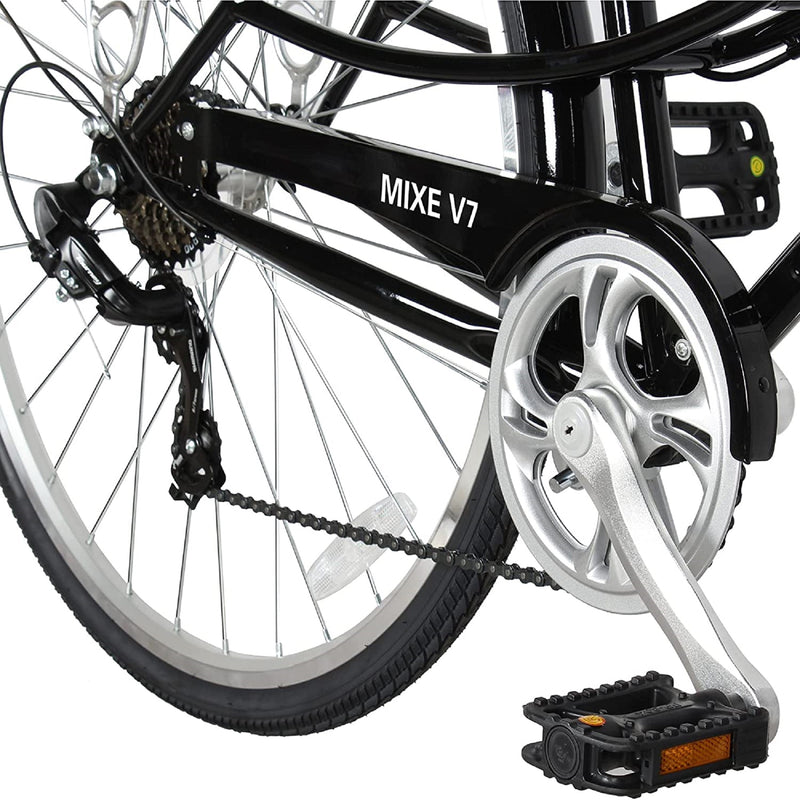 Bicycle Beach Cruiser Micargi Mixe V7 Female Black Crank