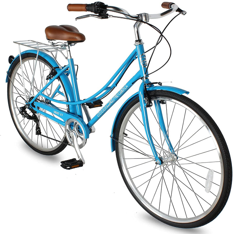 Beach Cruiser Micargi Mice V7 Blue Front