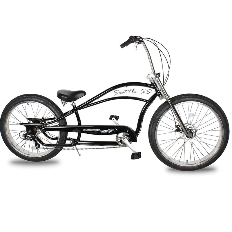 Beach Cruiser Micargi Seattle SS Black Main