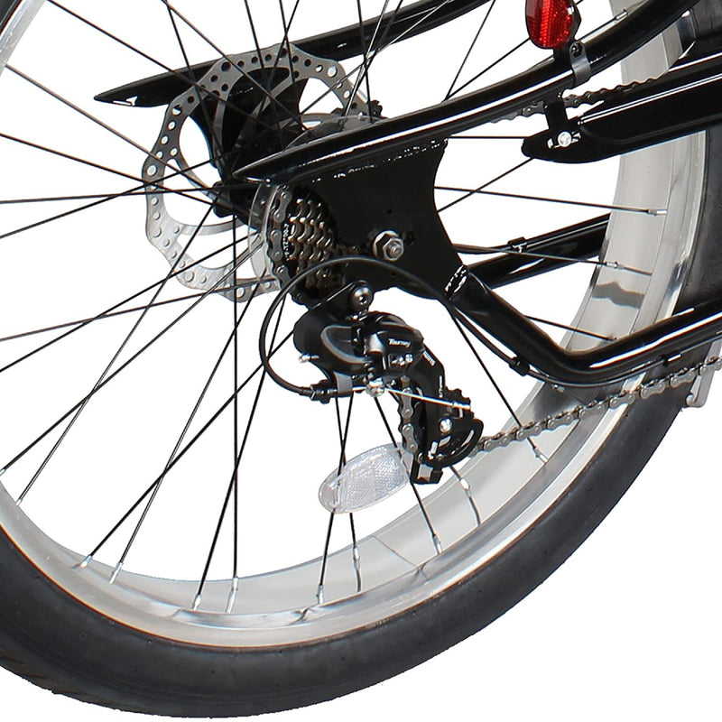 Beach Cruiser Micargi Seattle SS Black Derailer