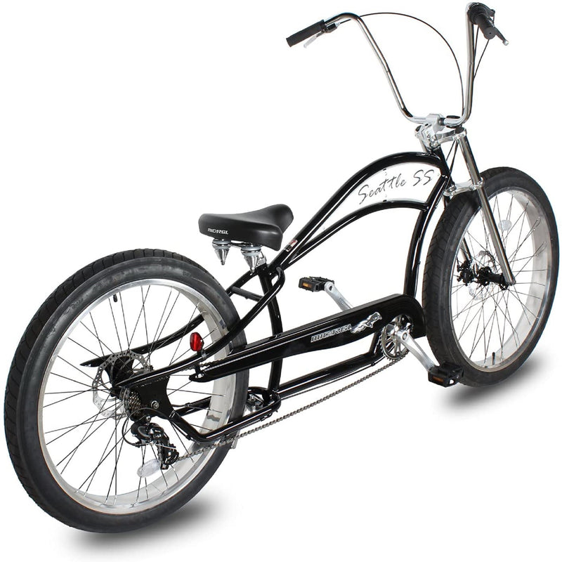 Beach Cruiser Micargi Seattle SS Black Rear