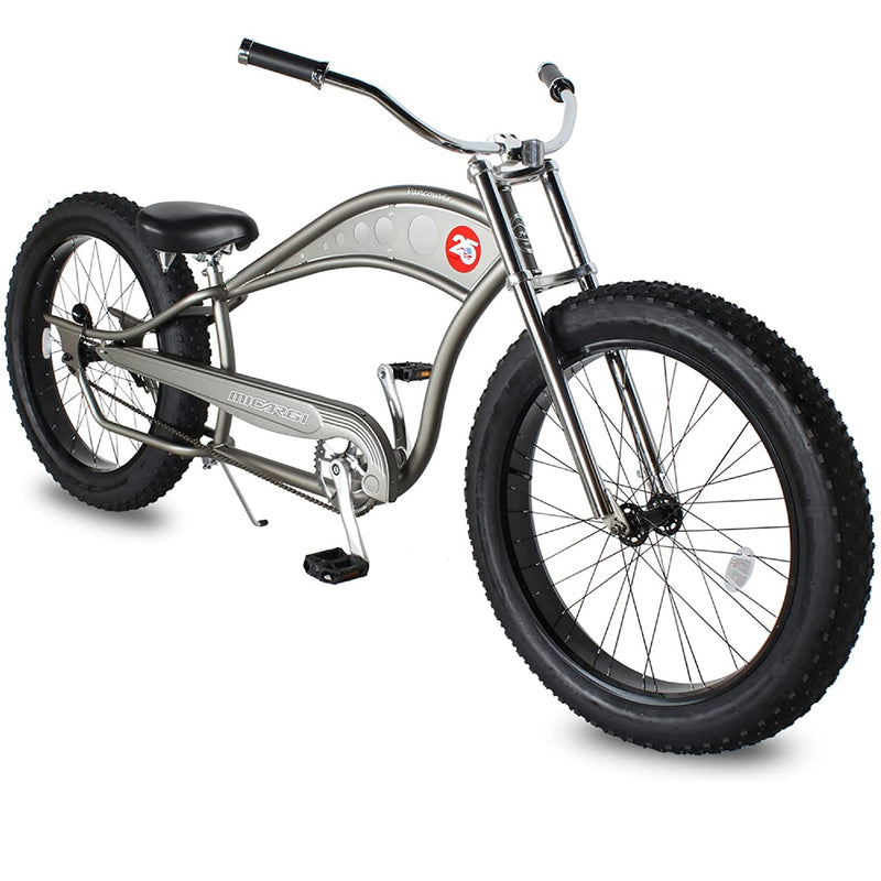 Beach Cruiser Micargi Vancouver Moon Matte Grey Front