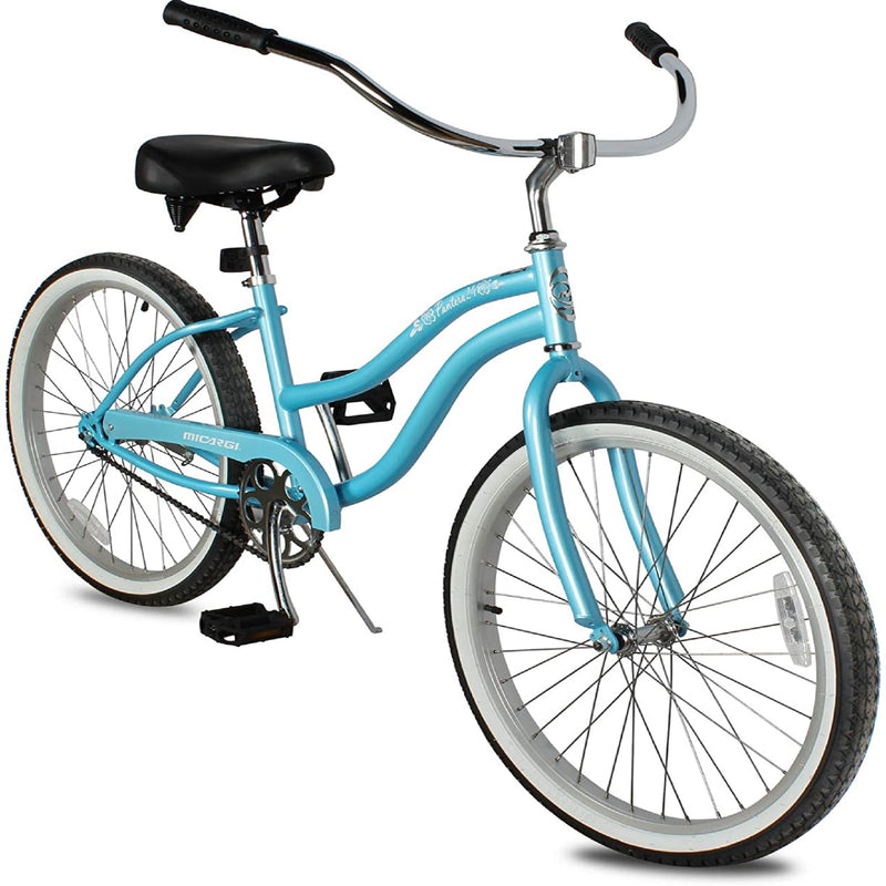 Bicycle Beach Cruiser Micargi Pantera 24" Blue Front