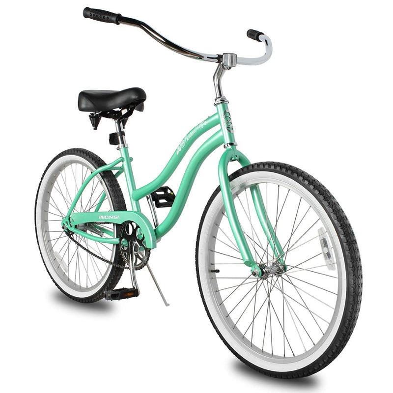 Bicycle Beach Cruiser Micargi Pantera 24" Green Front