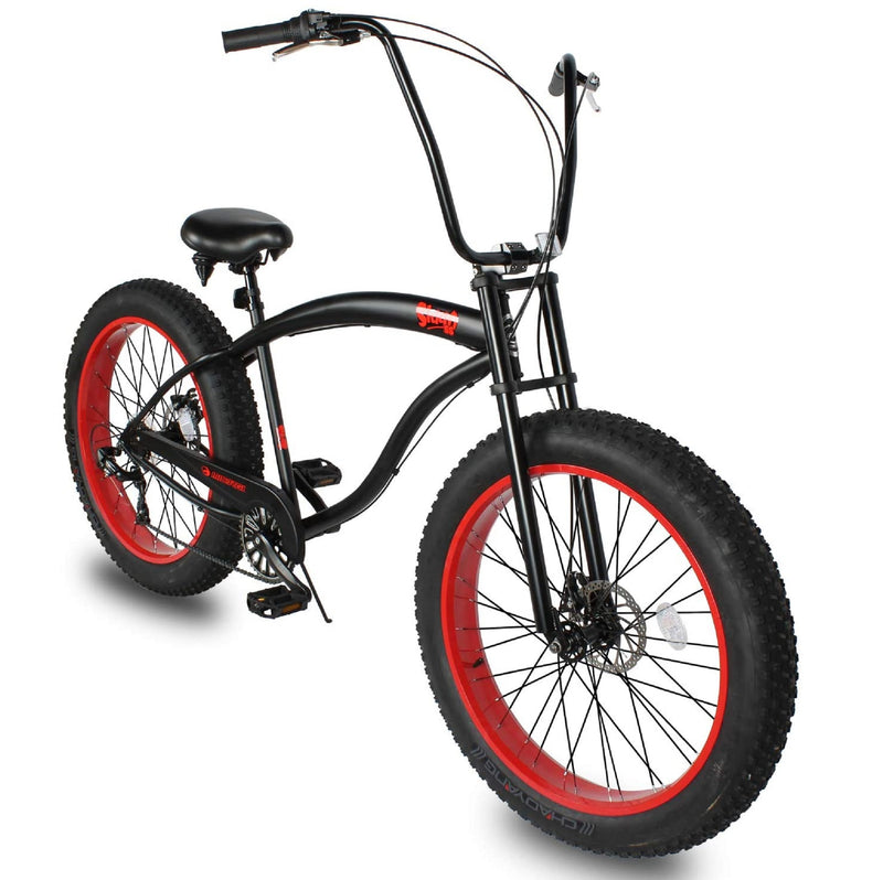 Bicycle Beach Cruiser Micargi Slugo SS Red Front