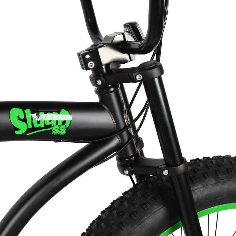 Bicycle Beach Cruiser Micargi Slugo SS Green Fork