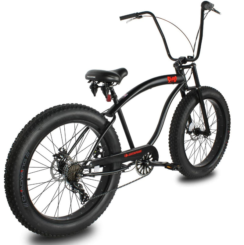 Bicycle Beach Cruiser Micargi Slugo SS Black Rear