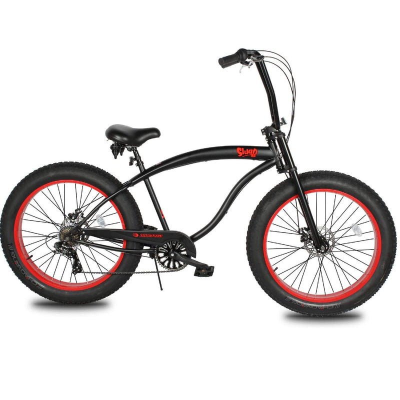 Bicycle Beach Cruiser Micargi Slugo SS Black Red