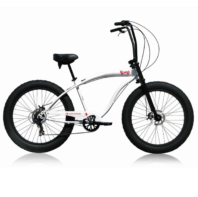 Bicycle Beach Cruiser Micargi Slugo SS White Main