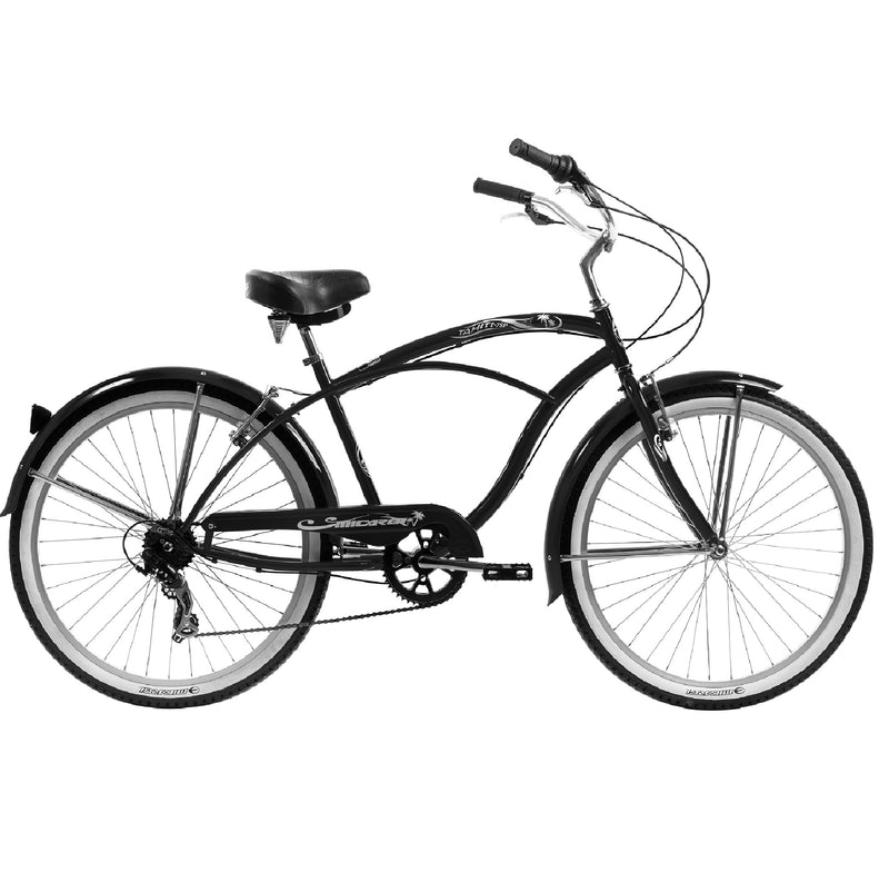 Bicycle Beach Cruiser Micargi Tahiti 24 7SP Womens Black Main