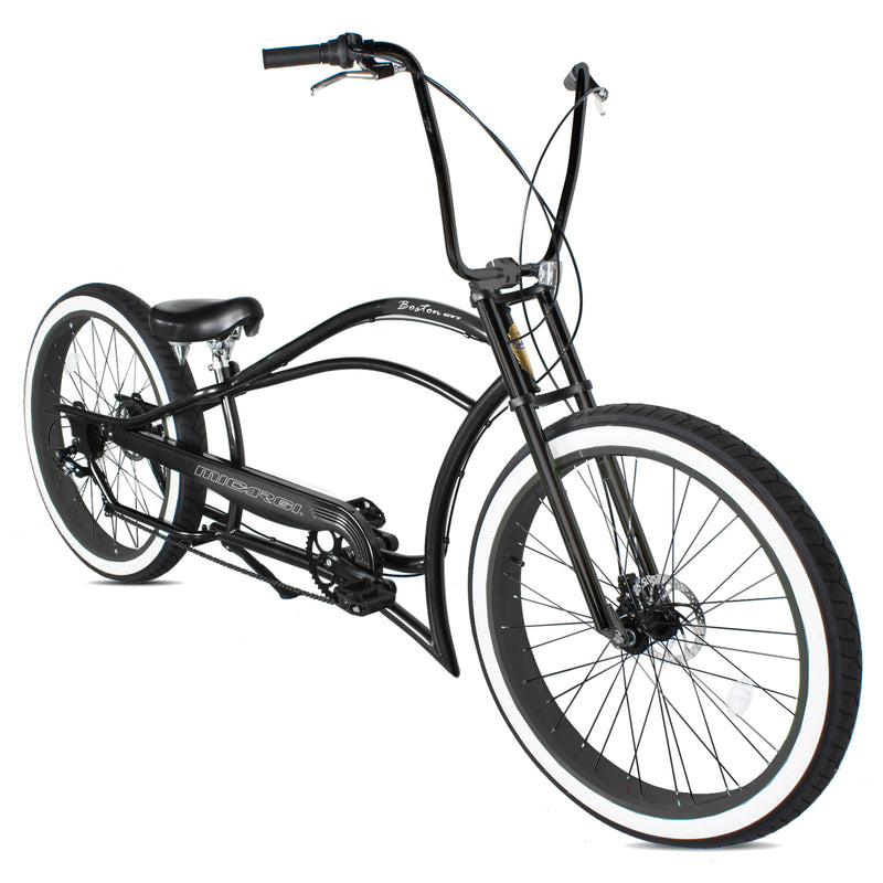 Bicycle Micargi Boston GT7 Matte Black/Black Right Front