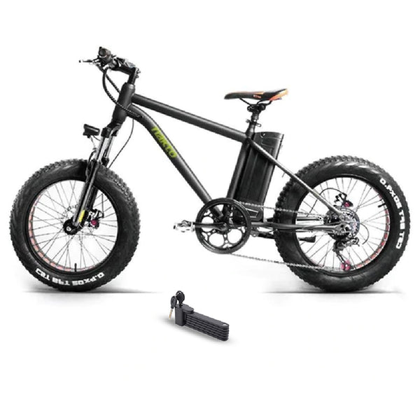 Nakto 300W Mini Cruiser Fat Tire Electric Bike