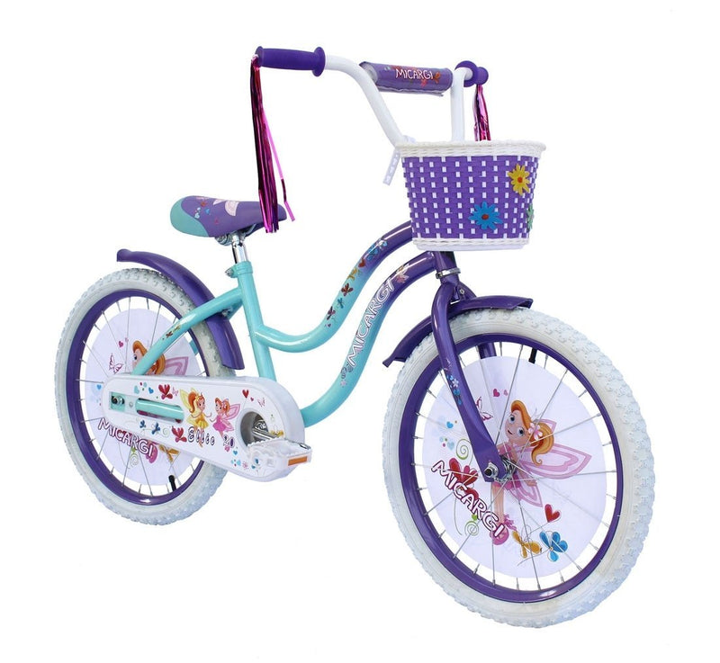 Kids Bicycle Micargi Ellie Baby Blue Side