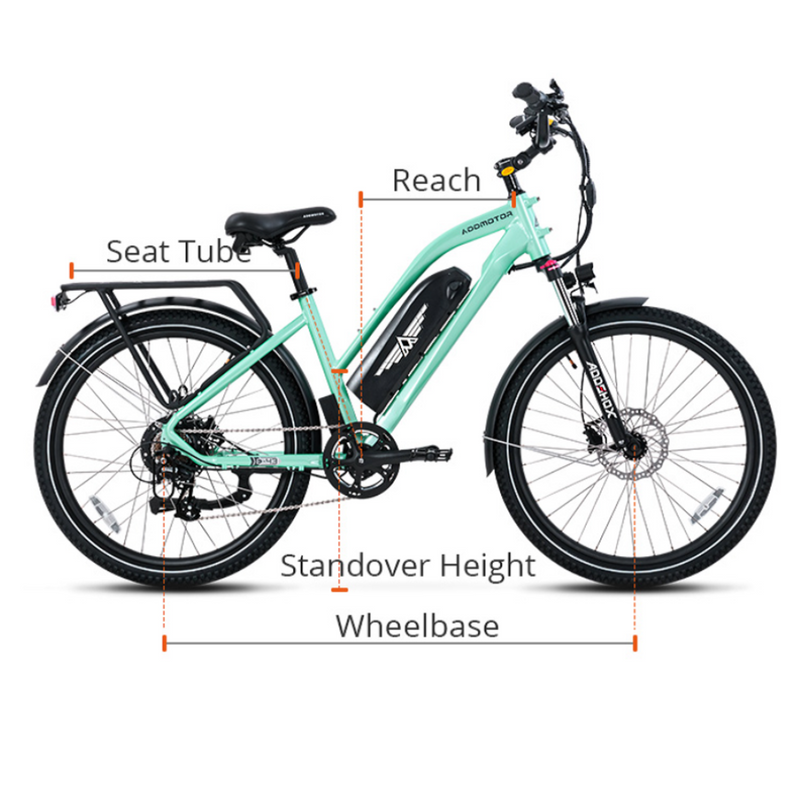 Electric Bike Addmotor E-53 Dimensions