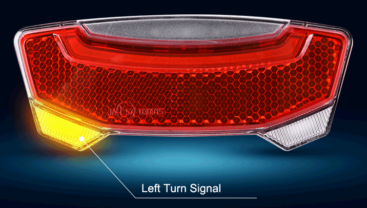 Electric Bike Addmotor E-53 Taillight